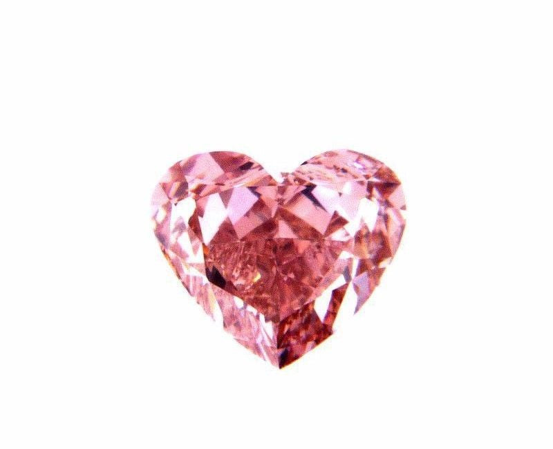 Diamond pink heart Clearance