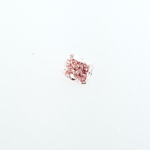 GIA Certified Natural Cushion Cut Natural Rare Fancy Pink Diamond 1/8 Ct