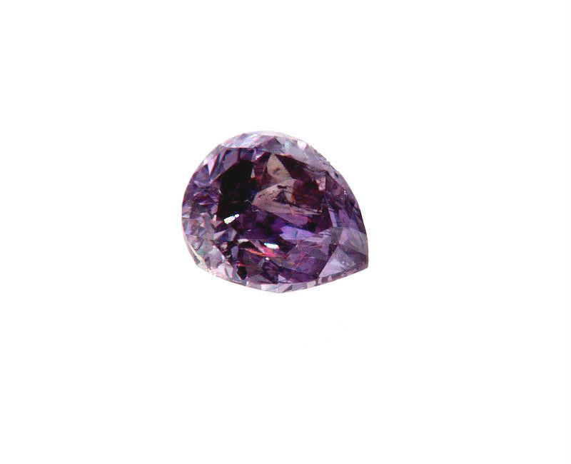 GIA Certified Natural Pear Cut Fancy Purple Pink Loose Diamond
