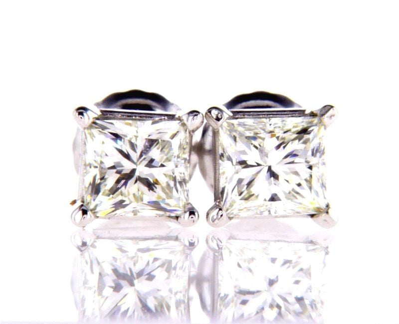 1 carat diamond earrings vvs Clearance