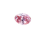 GIA Certified Natural Rare FANCY PINK Oval Loose Diamond 0.18 Carats SI2