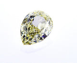 GIA Certified Natural PEAR Cut Loose Diamond 2 CT Fancy Light Yellow VS2 Clarity