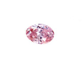 GIA Certified Natural Rare FANCY PINK Oval Loose Diamond 0.18 Carats SI2