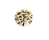 GIA Certified Natural Round Cut Loose Diamond 0.80 CT Light Yellow Color VVS2