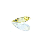 IGI Certified Rare Fancy Intense Yellow Canary Pear Cut Diamond 0.32 Carat VS1