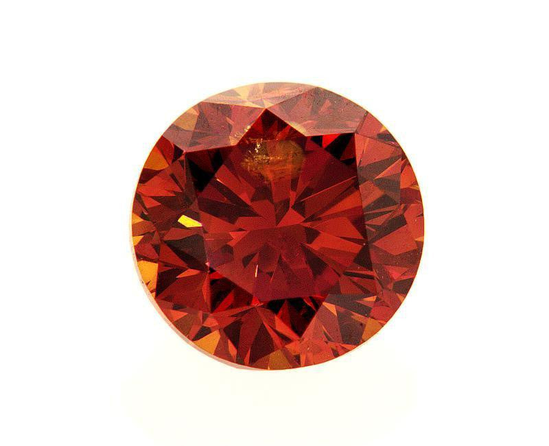 Rare Loose Diamond FANCY RED Color Natural Round Cut