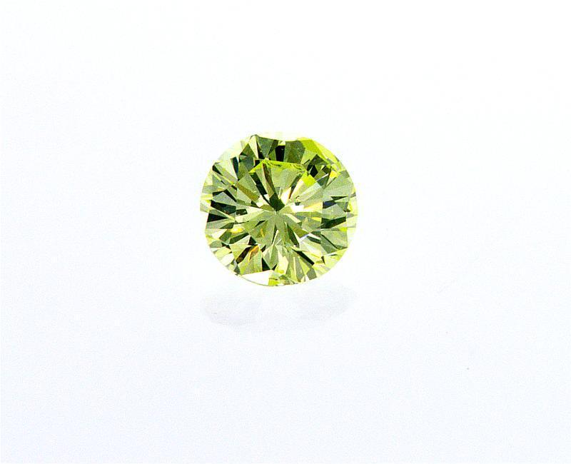 FANCY INTENSE 役立て GREENISH YELLOW0.369/0.424
