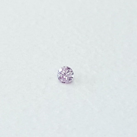 RARE Natural Round Cut Fancy Color Brownish Pink Loose Diamond 0.01 Carat 1.4 MM