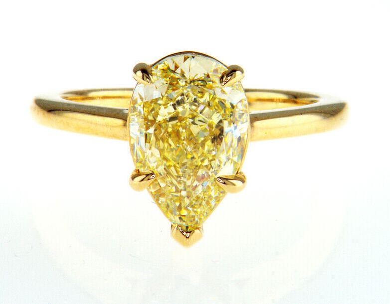 3ct online yellow diamond