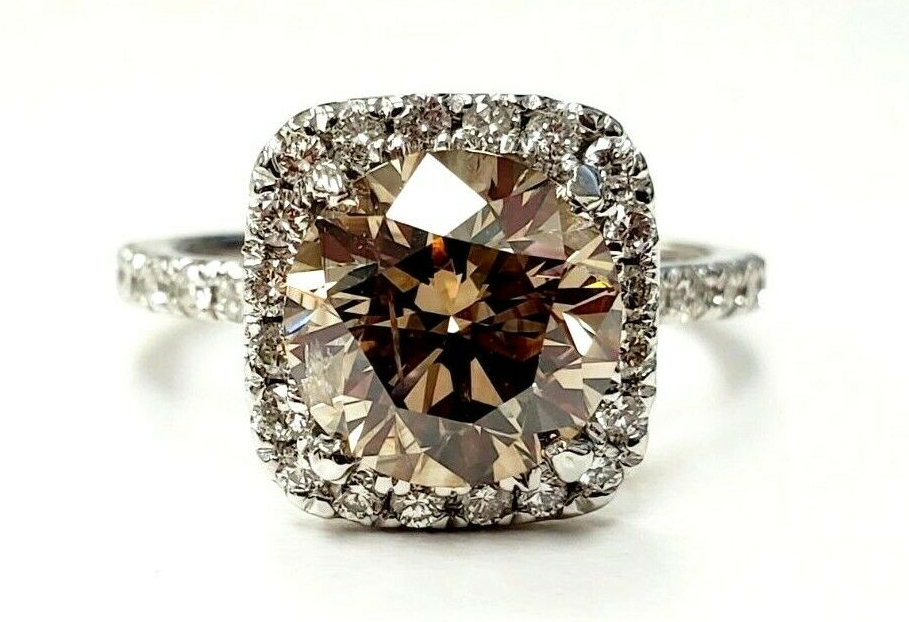 Brown diamond online rings
