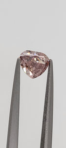 Natural Brown Pink Loose Diamond