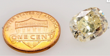 HUGE 7CT Loose Diamond Cushion Cut Brilliant Natural GIA Certified W-X Yellow Color SI2