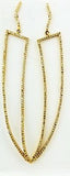 Diamond Drop Earrings Ladies 22k Yellow Gold 1.50 Carat Stylish Round Cut