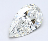 Huge 5CT E VS2 Natural Loose Diamond Pear Shape Cut Brilliant GIA Certified