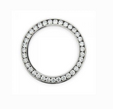 2.25 CTW G-H VS2 Real Diamond Bezel for Rolex Watch After Market 36mm Natural