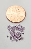 1CT Loose Diamonds Fancy Purple Pink Color Small Natural Round Cut Brilliant 2.2mm