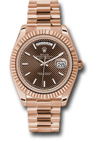 Rolex Oyster Perpetual Day-Date 40 Watch 18K Everose gold