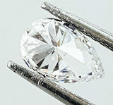 GIA Certified Pear Cut Natural Loose Diamond 0.81 Carats D Color VS2 Clarity