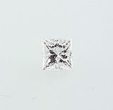 EGL Certified Natural Princess Cut 0.70 Ct Loose Diamond F Color SI Clarity