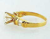Natural Diamond Round Cut Engagement Ring 1.83 carat K color SI2 GIA Certified