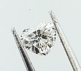 GIA Certified Heart Cut Natural LOOSE DIAMOND 0.70 Carats H Color VS2 Clarity