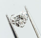 GIA Certified Heart Cut Natural LOOSE DIAMOND 0.70 Carats H Color VS2 Clarity