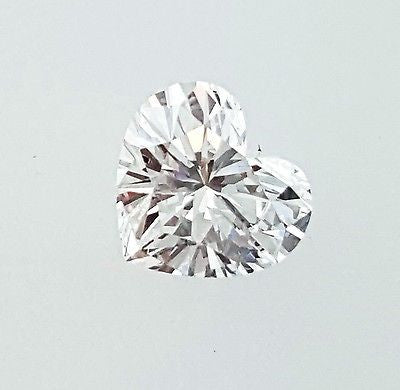 GIA Certified Heart Cut Natural LOOSE DIAMOND 0.72 Carats H Color VVS2 Clarity