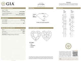 GIA Certified Heart Cut Natural LOOSE DIAMOND 0.75 Carats E Color VS1 Clarity