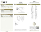 GIA Certified Natural Pear Cut Loose Diamond 0.71 Carats E Color VVS2 Clarity