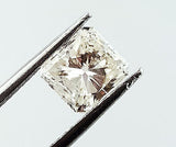 Natural Radiant Cut Loose Diamond 1.57 Carat I Color SI2 clarity $6,000 Retail