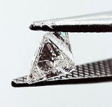 EGL Certified Natural Princess Cut 0.70 Ct Loose Diamond F Color SI Clarity