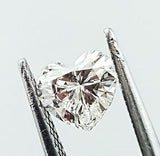GIA Certified Heart Cut Natural LOOSE DIAMOND 0.70 Carats H Color VS2 Clarity