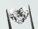 GIA Certified Heart Cut Natural LOOSE DIAMOND 0.75 Carat E Color SI1 Clarity