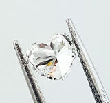 GIA Certified Heart Cut Natural LOOSE DIAMOND 0.70 Carats H Color VS2 Clarity