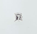 EGL Certified Natural Princess Cut 0.70 Ct Loose Diamond F Color SI Clarity