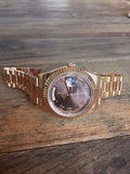 Rolex Watch President Day Date II 18K Rose Gold Gent's 41mm Box and paper $37550