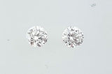 GIA Certified Natural Round Cut Diamonds Matched Pair 1 CT for Diamond Studs