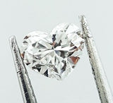 GIA Certified Heart Cut Natural LOOSE DIAMOND 0.70 Carats E Color SI2 Clarity