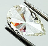 GIA Certified Natural Pear Cut Loose Diamond 3/4 Carats I Color SI1 Clarity