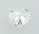 GIA Certified Heart Cut Natural LOOSE DIAMOND 0.72 Carats H Color VVS2 Clarity