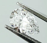 GIA Certified Pear Cut Natural Loose Diamond 0.81 Carats D Color VS2 Clarity