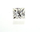GIA Certified Natural Princess Cut Loose Diamond 1/2 ct H Color SI1 Clarity