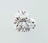 GIA Certified Heart Cut Natural LOOSE DIAMOND 0.72 Carats H Color VVS2 Clarity
