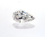 GIA Certified Natural Pear Cut Loose Diamond 0.71 Carats E Color VVS2 Clarity