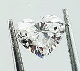 GIA Certified Heart Cut Natural LOOSE DIAMOND 0.75 Carat E Color SI1 Clarity