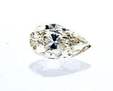 GIA Certified Pear Cut Natural Loose Diamond 3/4 Carat J Color VVS2 Clarity