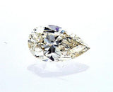 GIA Certified Pear Cut Natural Loose Diamond 3/4 Carat J Color VVS2 Clarity