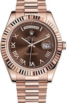linned udbytte balance Rolex Watch President Day Date II 18K Rose Gold Gent's 41mm Box and pa –  Popular Diamonds