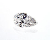 GIA Certified Natural Pear Cut Loose Diamond 0.71 Carats E Color VVS2 Clarity