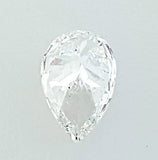 GIA Certified Pear Cut Natural Loose Diamond 0.81 Carats D Color VS2 Clarity